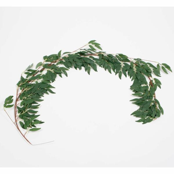 Australian Natives | Willow Leaf Eucalyptus Garland (1.8M) Artificial Flowers, Walls & Greenery Australian Natives