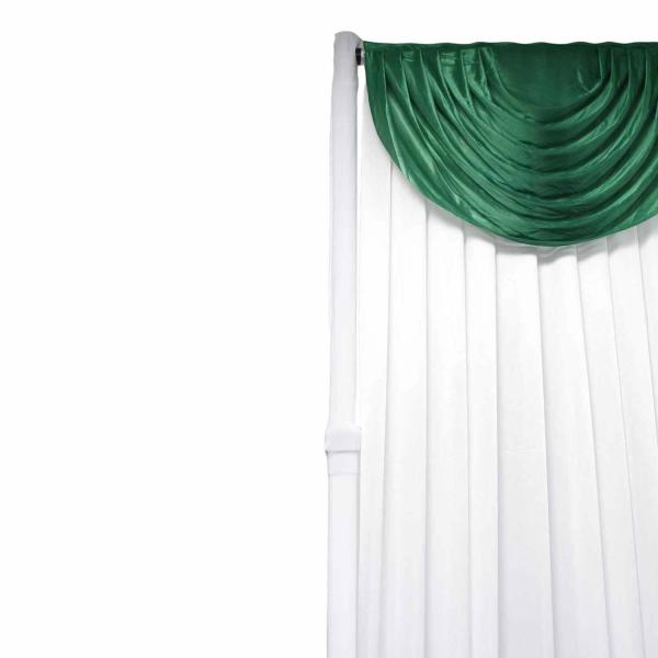 Backdrop Support System (Pipe & Drape) | Spandex Upright Pole Cover – White Backdrop Support System (Pipe & Drape) Backdrop Support System (Pipe & Drape)