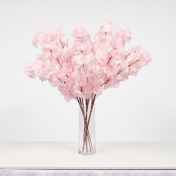 Cherry Blossoms | Large & Thick Cherry Blossom Branch – Pink Artificial Flowers, Walls & Greenery Cherry Blossoms