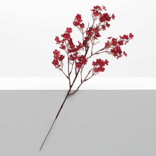 Cherry Blossoms | Small Cherry Blossom Branches – Burgundy (50Cm) Artificial Flowers, Walls & Greenery Burgundy