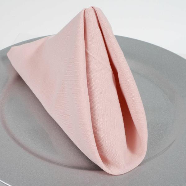 Cloth Napkins | Spun Poly Napkins – Blush (50X50Cm) Cloth Napkins Blush