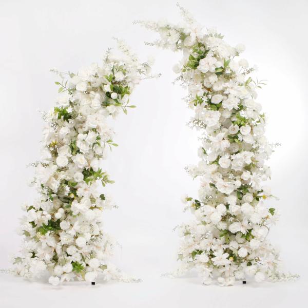 Flower Stands, Arches, Vases, Frames | Crescent Arch 2 Piece Flower Frame Combo Artificial Flowers, Walls & Greenery Flower Stands, Arches, Vases, Frames