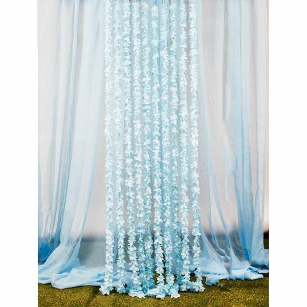 Hanging Flowers, Vines & Garlands | Large Orchid Hanging Garland – Light Blue (2M) Artificial Flowers, Walls & Greenery Hanging Flowers, Vines & Garlands