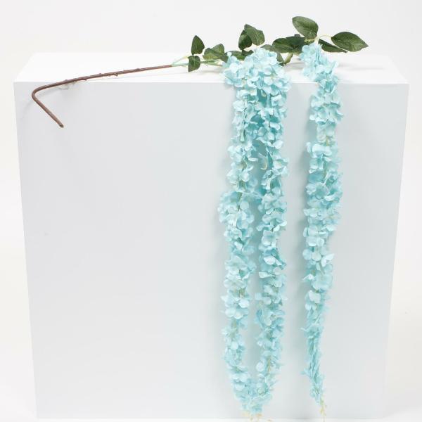 Hanging Flowers, Vines & Garlands | Large Premium Hanging Wisteria Garland – Turquoise (1.6M) Artificial Flowers, Walls & Greenery Hanging Flowers, Vines & Garlands