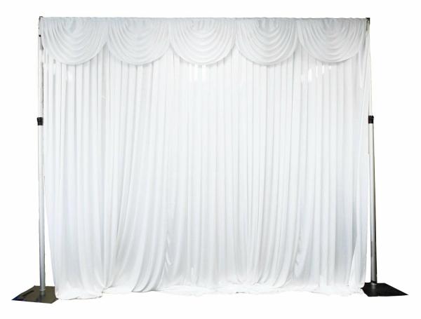 Ice Silk Backdrops | White Ice Silk Satin Backdrops – 3 Meters Length X 3 Meters High Backdrops & Ceiling Decorations Ice Silk Backdrops