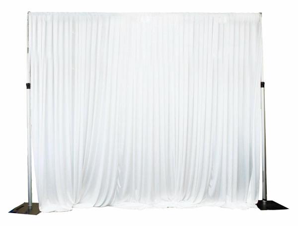 Ice Silk Backdrops | White Ice Silk Satin Backdrops – No Swag – 3 Meters Length X 3 Meters High Backdrops & Ceiling Decorations Ice Silk Backdrops