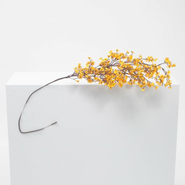 Individual Flower Stems & Branches | Premium Large Cherry Blossom Branch – Orange (1.1M) Artificial Flowers, Walls & Greenery Cherry Blossoms