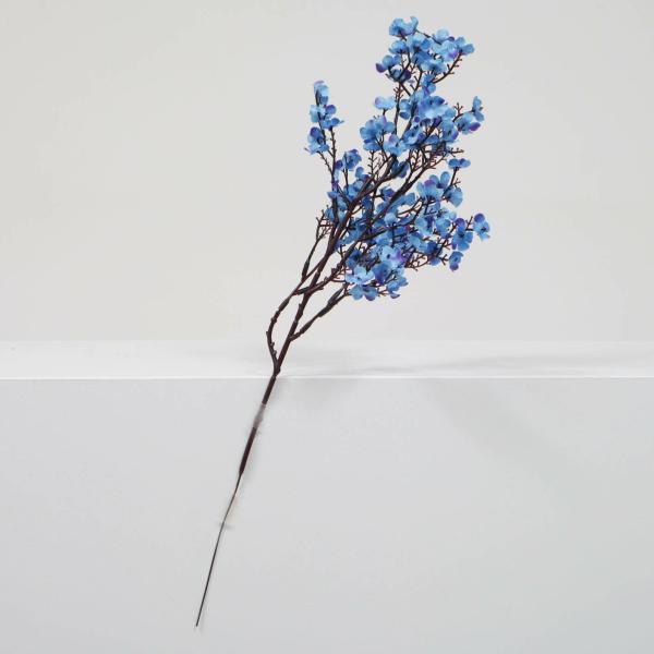 Individual Flower Stems & Branches | Small Cherry Blossom Branches – Blue (50Cm) Artificial Flowers, Walls & Greenery Cherry Blossoms