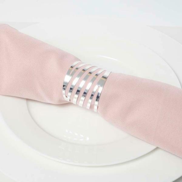 Napkin Rings | Silver Napkin Ring – Modern Linear Cut Out Napkin Rings Napkin Rings