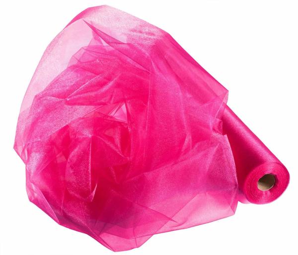 Organza Fabric Rolls | Organza Fabric Roll – Hot Pink Aisle Runners & Fabric Rolls Hot Pink