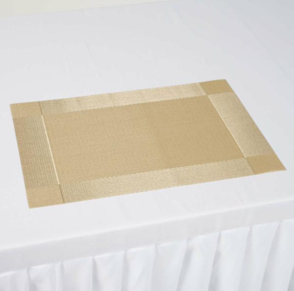 Placemats | Woven Place Mats – Gold Napkins, Table Settings Gold