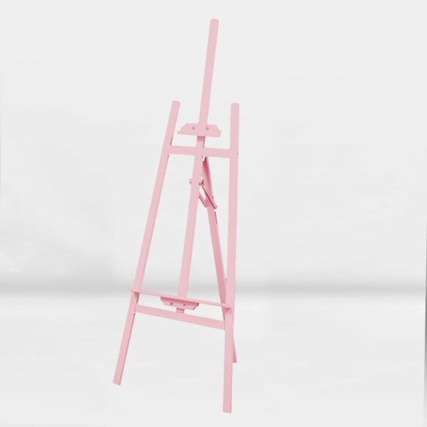 Plinths & Easels | Pink Timber Wedding Easel – (150Cm) Plinths & Easels Pink