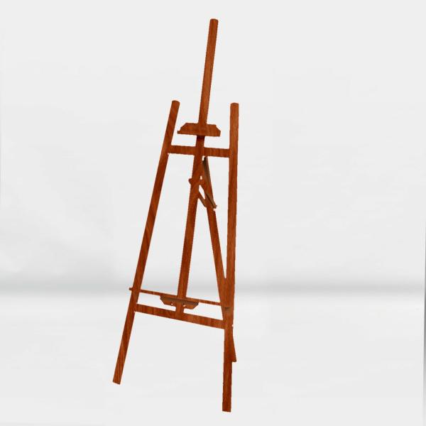 Plinths & Easels | Wood Stain Colour Timber Wedding Easel – (150Cm) Plinths & Easels Brown