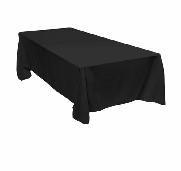 Rectangle Tablecloths | Black Rectangle Tablecloth (137X244Cm) Rectangle Tablecloths Black