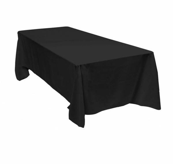 Rectangle Tablecloths | Black Rectangle Tablecloth (153X259Cm) Rectangle Tablecloths Black