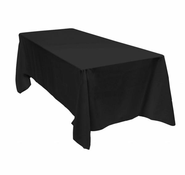 Rectangle Tablecloths | Black Rectangle Tablecloth (153X320Cm) Rectangle Tablecloths Black