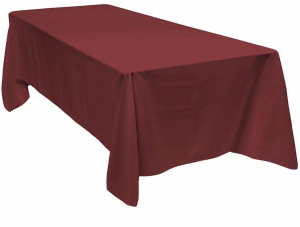 Rectangle Tablecloths | Burgundy Rectangle Tablecloth (137X244Cm) Rectangle Tablecloths Burgundy