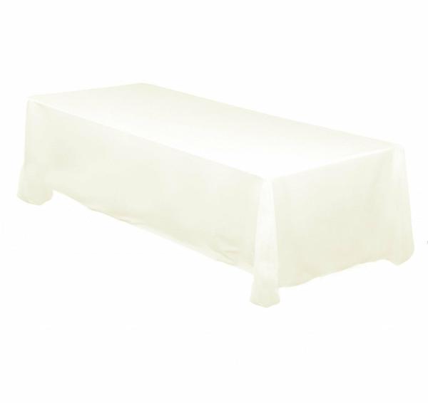 Rectangle Tablecloths | Ivory Rectangle Tablecloth (137X244Cm) Rectangle Tablecloths Ivory