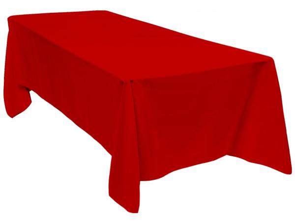 Rectangle Tablecloths | Red Rectangle Tablecloth (153X259Cm) Rectangle Tablecloths Rectangle Tablecloths