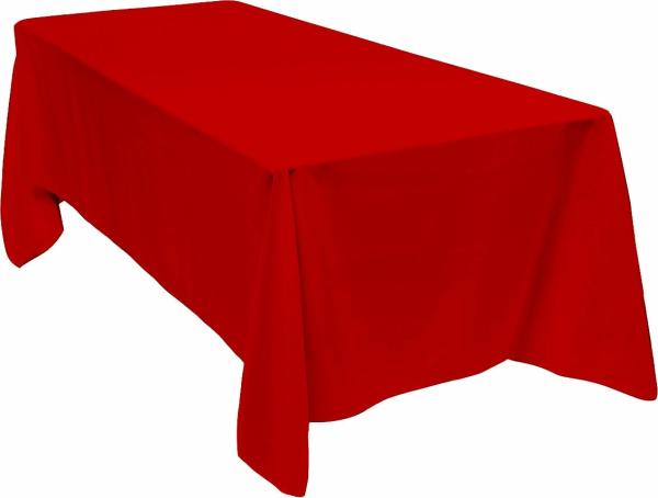 Rectangle Tablecloths | Red Rectangle Tablecloth (153X320Cm) Rectangle Tablecloths Rectangle Tablecloths