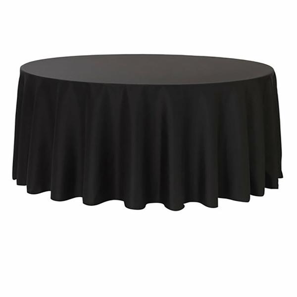 Round Tablecloths | Black Round Tablecloth (260Cm) Round Tablecloths Black