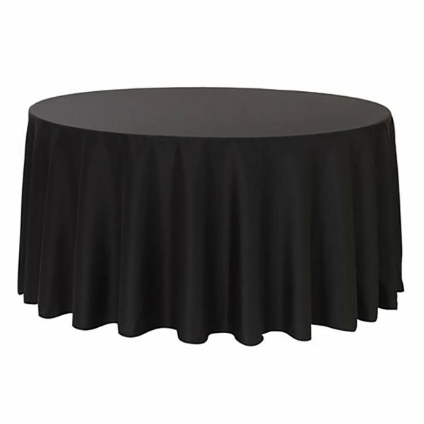 Round Tablecloths | Black Round Tablecloth (320Cm) Round Tablecloths Black