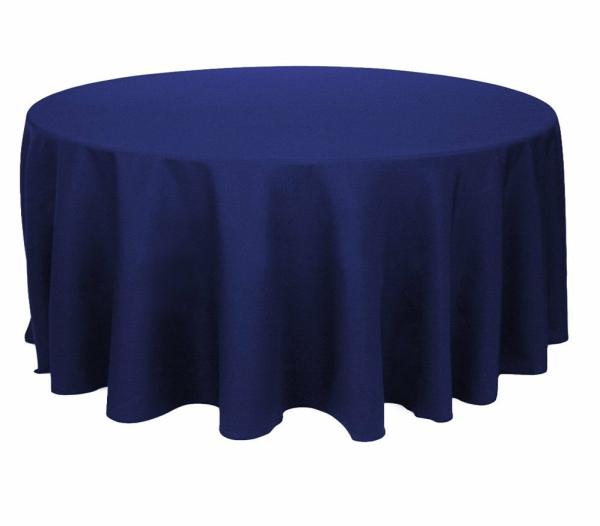 Round Tablecloths | Navy Round Tablecloth (260Cm) Tablecloths Navy