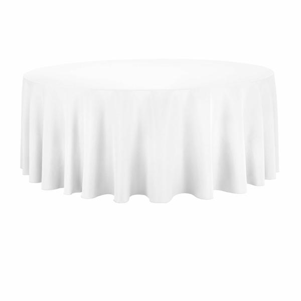 Round Tablecloths | White Round Tablecloth (220Cm) Round Tablecloths Round Tablecloths