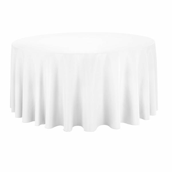 Round Tablecloths | White Round Tablecloth (300Cm) Round Tablecloths Round Tablecloths