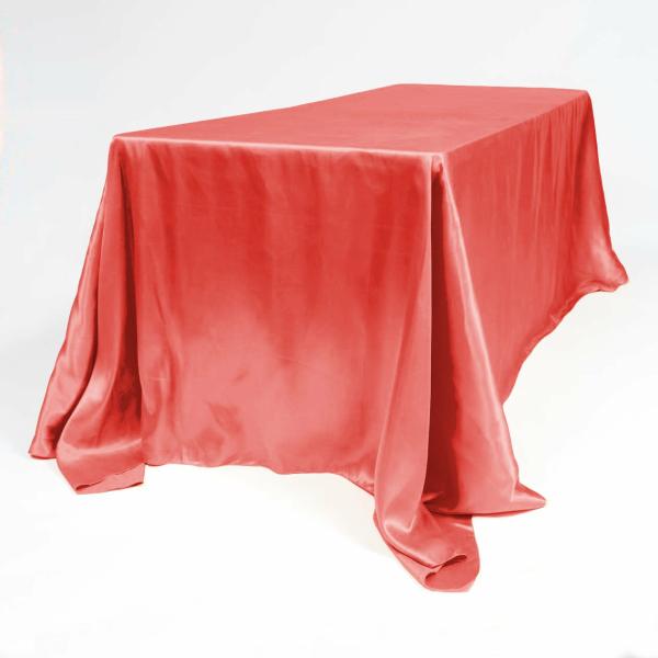 Satin & Velvet Tablecloths | Red Rectangle Satin Tablecloth (220X330Cm) Rectangle Tablecloths Rectangle Tablecloths