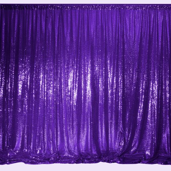 Sequin Backdrops & Wall Panels | Purple Sequin Backdrop Curtain 3M X 1.25M Backdrops & Ceiling Decorations Sequin Backdrops & Wall Panels