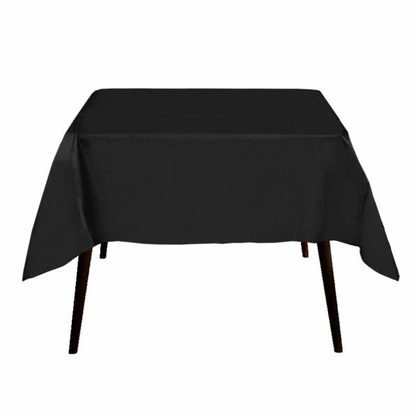 Square Tablecloths | Black Square Tablecloth (150X150Cm) Square Tablecloths Black