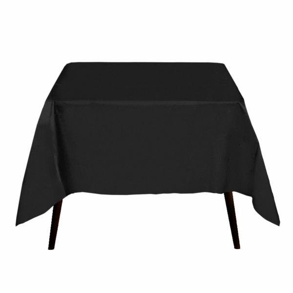 Square Tablecloths | Black Square Tablecloth (180X180Cm) Square Tablecloths Black