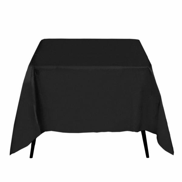 Square Tablecloths | Black Square Tablecloth (220X220Cm) Square Tablecloths Black