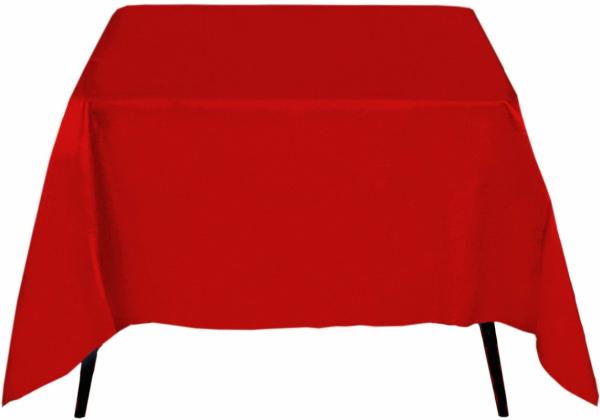 Square Tablecloths | Red Square Tablecloth (220X220Cm) Square Tablecloths Red