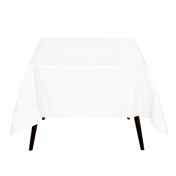 Square Tablecloths | White Square Tablecloth (180X180Cm) Square Tablecloths Square Tablecloths