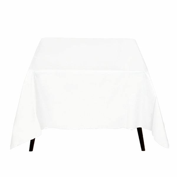 Square Tablecloths | White Square Tablecloth (220X220Cm) Square Tablecloths Square Tablecloths