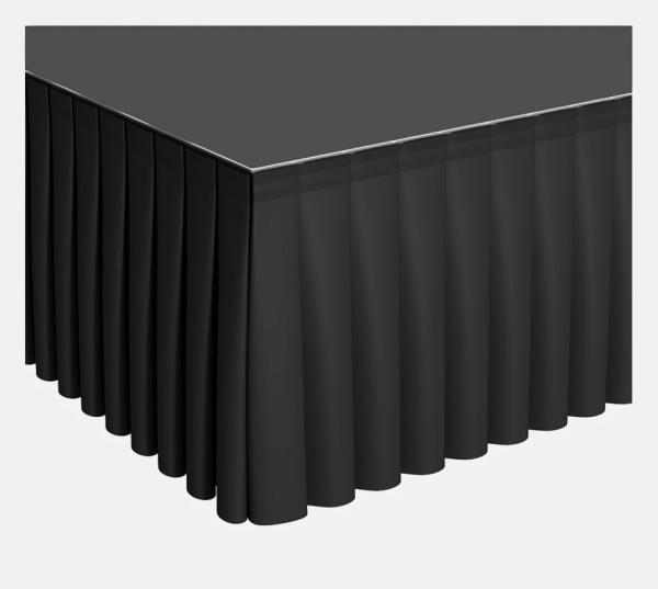 Stage Skirting | 40Cm High Black Stage Skirting (3M) Stage Skirting Stage Skirting