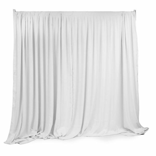 Swags For Tables & Backdrops | White Blockout Curtain – No Swag – 3 Meters Length X 3 Meters High Backdrops & Ceiling Decorations Blockout Curtain