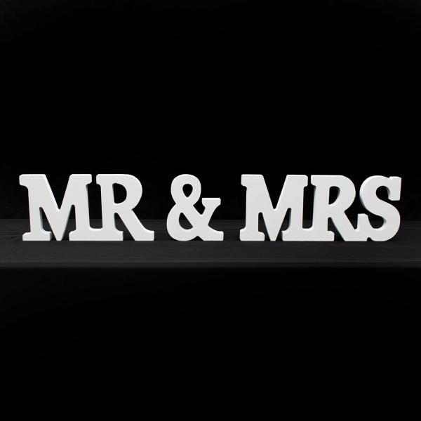 Wooden Letter Sets | Mr & Mrs Wooden Letter Set Centrepiece Stands & Decorating Accessories Centrepiece Stands & Decorating Accessories