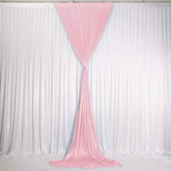 Ice Silk Satin Panels | Blush Ice Silk Satin Backdrop Convertible Panels 1Mx3M Backdrops & Ceiling Decorations Blush