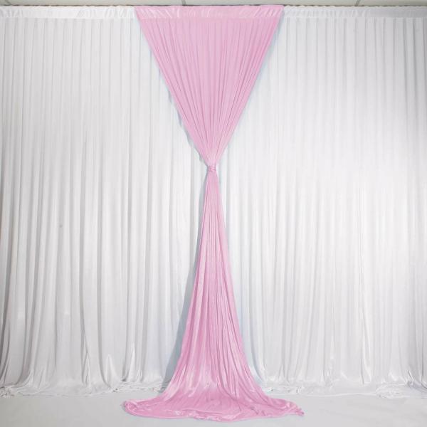 Ice Silk Satin Panels | Light Pink Ice Silk Satin Backdrop Convertible Panels 1Mx3M Backdrops & Ceiling Decorations Ice Silk Satin Panels