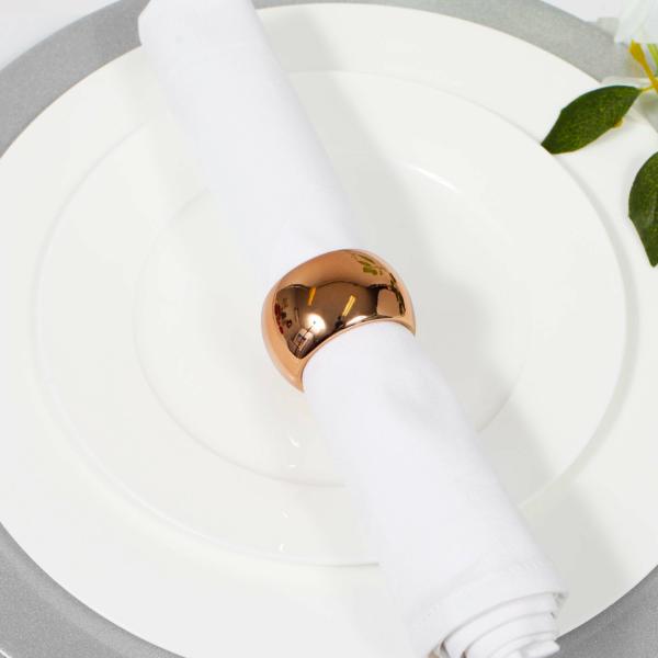 Napkin Rings | Bronze Napkin Ring – Classic Luxe Style Napkin Rings Bronze