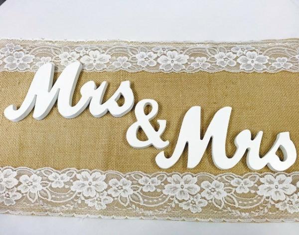 Centrepiece Stands & Decorating Accessories | Mrs & Mrs Wooden Letter Set Centrepiece Stands & Decorating Accessories Centrepiece Stands & Decorating Accessories