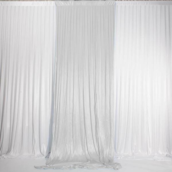 Ice Silk Satin Panels | Silver Ice Silk Satin Backdrop Convertible Panels 1Mx3M Backdrops & Ceiling Decorations Ice Silk Satin Panels