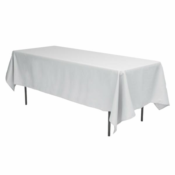 Rectangle Tablecloths | Silver Grey Rectangle Tablecloth (153X320Cm) Rectangle Tablecloths Rectangle Tablecloths